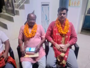 विदाई सम्मान समारोह का आयोजन। श्री आदर्श बाल गणेश पूजा समिति जैतापुर में श्री गणेश प्रतिमा के विसर्जन के पश्चात समिति के द्वारा